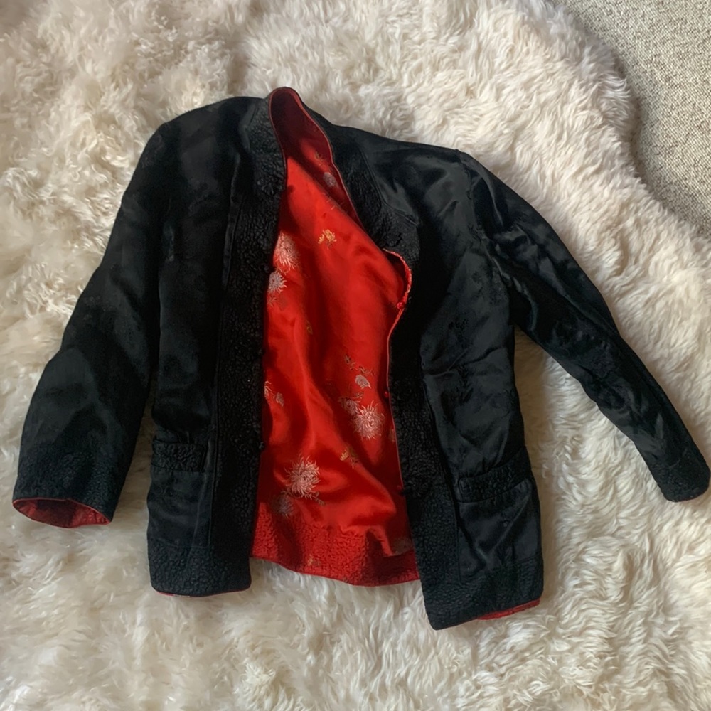 VINTAGE SILK REVERSIBLE JACKET
